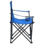 2-seater folding camping chair steel and blue fabric by vidaXL, camping furniture - Ref: Foro24-313537, Price: 53,34 €, Disco...