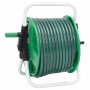 Hose reel stand with a set of green PVC fittings 0.5" 30 m by , Garden hose holder - Ref: Foro24-3281511, Price: 44,35 €, Dis...