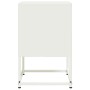 White steel bedside table 36x39x60.5 cm by , Nightstands - Ref: Foro24-846456, Price: 53,99 €, Discount: %