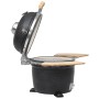 Kamado Barbacoa Parrilla Quemador Cerámica 44 Cm de vidaXL, Barbacoas - Ref: Foro24-41140, Precio: 340,40 €, Descuento: %