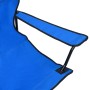 2-seater folding camping chair steel and blue fabric by vidaXL, camping furniture - Ref: Foro24-313537, Price: 53,34 €, Disco...