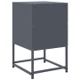 Bedside tables 2 units anthracite gray steel 36x39x60.5 cm by , Nightstands - Ref: Foro24-846463, Price: 123,17 €, Discount: %