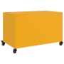 Mueble TV acero laminado en frío amarillo mostaza 68x39x43,5 cm de , Muebles TV - Ref: Foro24-846641, Precio: 73,16 €, Descue...