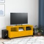 Mueble para TV acero laminado en frío amarillo 100,5x39x43,5 cm de , Muebles TV - Ref: Foro24-846695, Precio: 113,84 €, Descu...