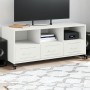 TV-Möbel aus kaltgewalztem Stahl in Weiß 100,5x39x43,5 cm von , TV-Möbel - Ref: Foro24-846697, Preis: 113,76 €, Rabatt: %