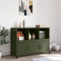 Cold-rolled steel sideboard in olive green 100.5x39x72 cm by , Sideboards - Ref: Foro24-846738, Price: 144,69 €, Discount: %