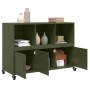 Cold-rolled steel sideboard in olive green 100.5x39x72 cm by , Sideboards - Ref: Foro24-846738, Price: 119,83 €, Discount: %