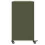 Cold-rolled steel sideboard in olive green 100.5x39x72 cm by , Sideboards - Ref: Foro24-846738, Price: 119,83 €, Discount: %