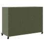 Cold-rolled steel sideboard in olive green 100.5x39x72 cm by , Sideboards - Ref: Foro24-846738, Price: 119,83 €, Discount: %