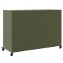 Cold-rolled steel sideboard in olive green 100.5x39x72 cm by , Sideboards - Ref: Foro24-846744, Price: 150,31 €, Discount: %