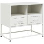 Mueble para TV de acero blanco 68x39x60,5 cm de , Muebles TV - Ref: Foro24-846553, Precio: 89,99 €, Descuento: %