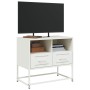 Mueble para TV de acero blanco 68x39x60,5 cm de , Muebles TV - Ref: Foro24-846553, Precio: 89,99 €, Descuento: %