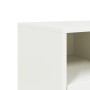 Mueble para TV de acero blanco 68x39x60,5 cm de , Muebles TV - Ref: Foro24-846553, Precio: 89,99 €, Descuento: %