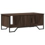 Mesa de centro madera de ingeniería roble marrón 100x51x40 cm de , Mesas de centro - Ref: Foro24-848493, Precio: 93,99 €, Des...