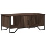 Mesa de centro madera de ingeniería roble marrón 100x51x40 cm de , Mesas de centro - Ref: Foro24-848493, Precio: 93,99 €, Des...