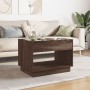 Coffee table with Infinity LED brown oak 70x50x50 cm by , Coffee table - Ref: Foro24-847664, Price: 135,56 €, Discount: %