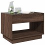 Mesa de centro con Infinity LED marrón roble 70x50x50 cm de , Mesas de centro - Ref: Foro24-847664, Precio: 135,56 €, Descuen...