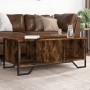 Engineered wood smoked oak coffee table 100x51x40 cm by , Coffee table - Ref: Foro24-848491, Price: 76,75 €, Discount: %