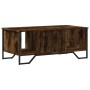 Engineered wood smoked oak coffee table 100x51x40 cm by , Coffee table - Ref: Foro24-848491, Price: 76,75 €, Discount: %