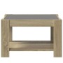 Center table and LED engineered wood Sonoma oak 73x53x45 cm by , Coffee table - Ref: Foro24-847548, Price: 132,99 €, Discount: %