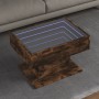 Mitteltisch und LED aus geräucherter Eichen-Ingenieurholz 70x50x45cm. von , Couchtisch - Ref: Foro24-847536, Preis: 138,63 €,...