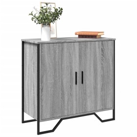 Engineered wood sideboard in Sonoma grey, 78x35.5x74.5 cm by , Sideboards - Ref: Foro24-848542, Price: 93,99 €, Discount: %