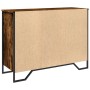 Aparador madera de ingeniería roble ahumado 101x35,5x74,5 cm de , Aparadores - Ref: Foro24-848556, Precio: 89,99 €, Descuento: %