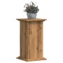 Soportes de planta madera ingeniería roble artisian 33x33x60 cm de , Soportes para macetas - Ref: Foro24-852968, Precio: 52,2...