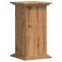 Soportes de planta madera ingeniería roble artisian 33x33x60 cm de , Soportes para macetas - Ref: Foro24-852968, Precio: 52,2...