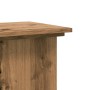 Soportes de planta madera ingeniería roble artisian 33x33x60 cm de , Soportes para macetas - Ref: Foro24-852968, Precio: 52,2...