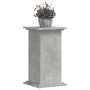 Pflanzenständer aus grauem Beton-Ingenieurholz, 33x33x60 cm. von , Topfständer - Ref: Foro24-852963, Preis: 52,20 €, Rabatt: %