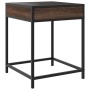 Bedside table with Infinity LED brown oak 40x40x51 cm by , Nightstands - Ref: Foro24-3284095, Price: 75,85 €, Discount: %