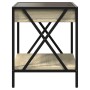 Bedside table with Infinity LED Sonoma oak 40x40x49 cm by , Nightstands - Ref: Foro24-3284097, Price: 72,68 €, Discount: %