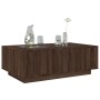 Coffee table with Infinity LED brown oak 116x69x40 cm by , Coffee table - Ref: Foro24-3284062, Price: 215,07 €, Discount: %