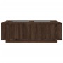 Coffee table with Infinity LED brown oak 116x69x40 cm by , Coffee table - Ref: Foro24-3284062, Price: 215,07 €, Discount: %