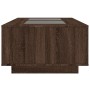 Mesa de centro con Infinity LED marrón roble 116x69x40 cm de , Mesas de centro - Ref: Foro24-3284062, Precio: 235,99 €, Descu...