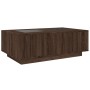 Coffee table with Infinity LED brown oak 116x69x40 cm by , Coffee table - Ref: Foro24-3284062, Price: 215,07 €, Discount: %