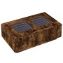 Coffee table with Infinity LED smoked oak 116x69x40 cm by , Coffee table - Ref: Foro24-3284060, Price: 229,99 €, Discount: %