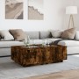 Coffee table with Infinity LED smoked oak 116x69x40 cm by , Coffee table - Ref: Foro24-3284060, Price: 229,99 €, Discount: %