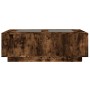 Coffee table with Infinity LED smoked oak 116x69x40 cm by , Coffee table - Ref: Foro24-3284060, Price: 229,99 €, Discount: %