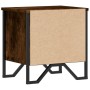 Engineered wood smoked oak bedside table 40x30x40 cm by , Nightstands - Ref: Foro24-848498, Price: 41,48 €, Discount: %