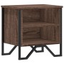 Engineered wood brown oak bedside table 40x30x40 cm by , Nightstands - Ref: Foro24-848502, Price: 42,99 €, Discount: %