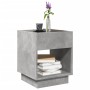 Coffee table with Infinity LED concrete gray 40x40x50 cm by , Coffee table - Ref: Foro24-847647, Price: 77,94 €, Discount: %