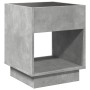 Coffee table with Infinity LED concrete gray 40x40x50 cm by , Coffee table - Ref: Foro24-847647, Price: 77,94 €, Discount: %