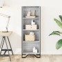 Engineered wood bookshelf in Sonoma grey, 50x31x137.5 cm by , Bookcases and shelves - Ref: Foro24-848612, Price: 79,68 €, Dis...