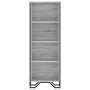 Engineered wood bookshelf in Sonoma grey, 50x31x137.5 cm by , Bookcases and shelves - Ref: Foro24-848612, Price: 79,68 €, Dis...