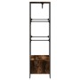 Engineered wood smoked oak wardrobe 90x50x180 cm by , Dresser Organizers and Bar Hangers - Ref: Foro24-848671, Price: 117,56 ...