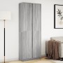 Sideboard with LED in gray Sonoma engineered wood 74x32.5x200 cm by , Sideboards - Ref: Foro24-3307896, Price: 207,09 €, Disc...