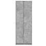 Sideboard with LED lights, engineered wood in gray concrete finish, 74x32.5x200 cm by , Sideboards - Ref: Foro24-3307894, Pri...