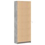 Aparador con LED madera ingeniería gris hormigón 74x32,5x200 cm de , Aparadores - Ref: Foro24-3307894, Precio: 200,70 €, Desc...